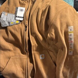 Carhartt Tan Full-Zip hoodie Cat2 FR